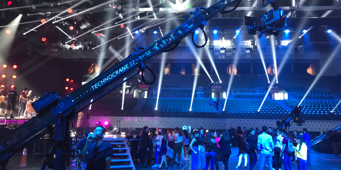 Latin Grammys  TV & Movie Camera Dolly Rental | Professional Equipment rental by MTJIBS service Miami, Broward and Palm Beach Florida. Get a quote today for your project.