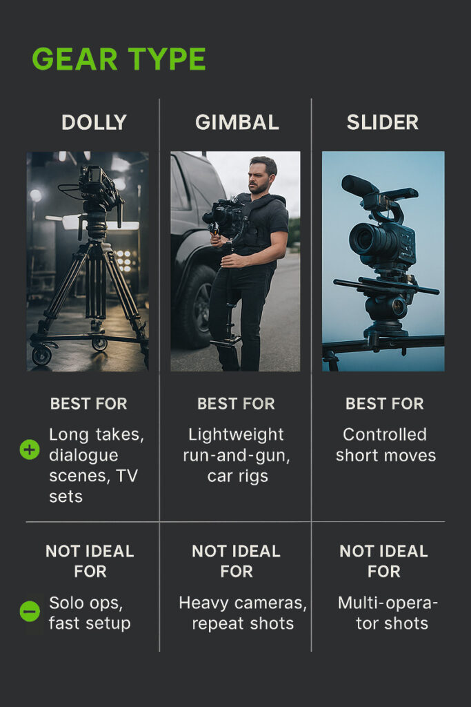 Camera Dolly Rental Guide